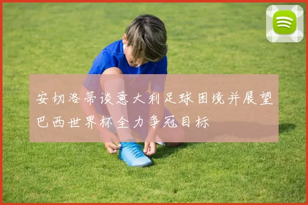 安切洛蒂谈意大利足球困境并展望巴西世界杯全力争冠目标